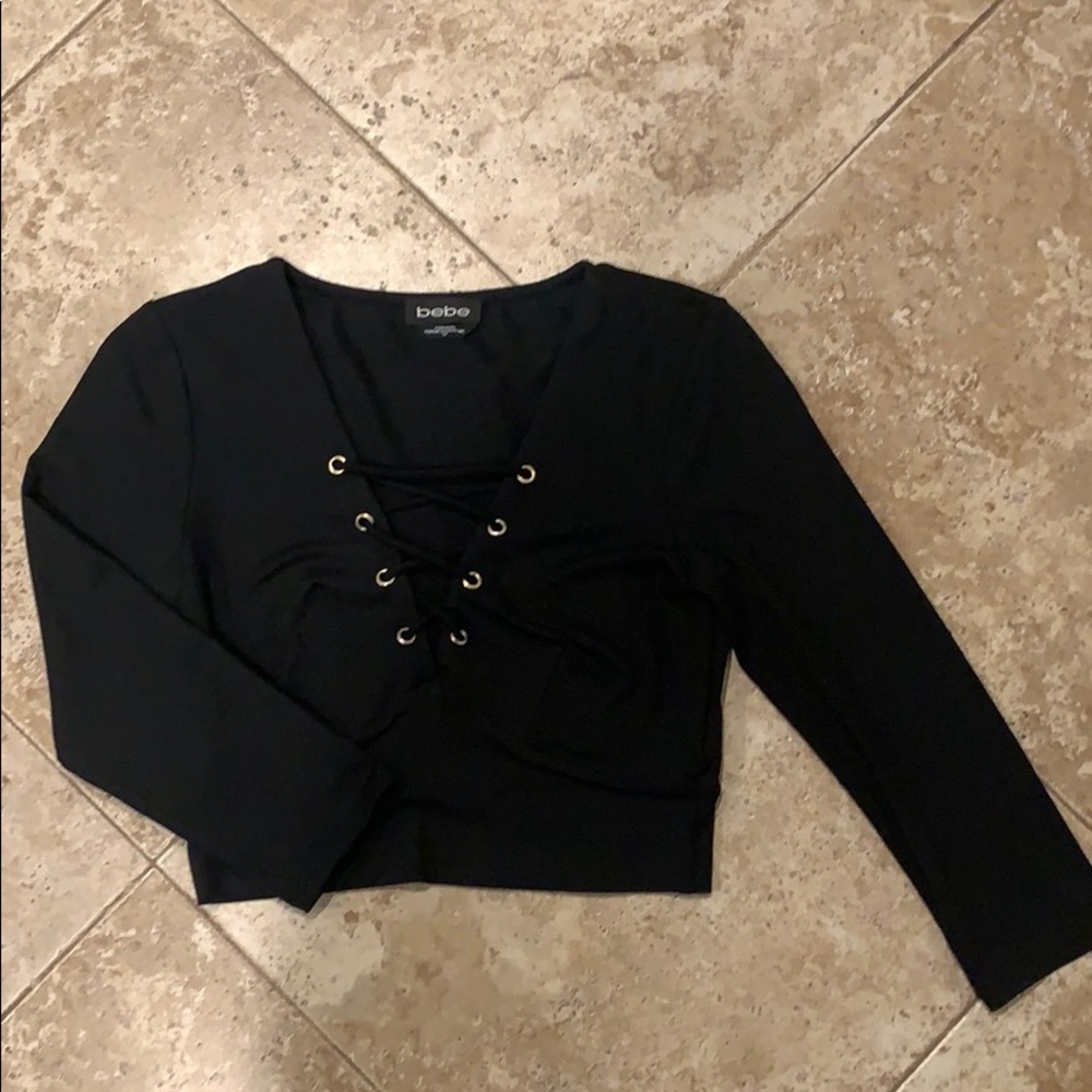 BEBE size small fitted crop